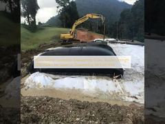 Black/SAND Geotextile Dewatering Tubes Tensile Strength 200/200kn for Superior Dewatering Performance