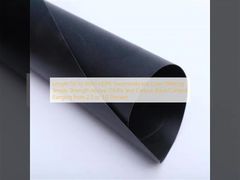 Length 50 to 100m HDPE Geomembrane Liner Offering Tensile Strength Above 15MPa and Carbon Black Content Ranging from 2.0 to 3.0 Percent
