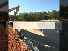 Oxygen Index≥30 Percent HDPE Geomembrane Black White Blue Green Grey Red Yellow Durable Flexible Waterproof Liner Material