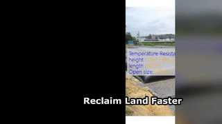 Geotextile Dewatering Tubes for Reclamation