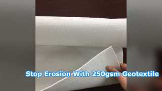 250gsm UV Resistant Geotextile for Erosion Control