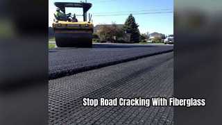 Fiberglass Geogrid Road Reinforcement Solution