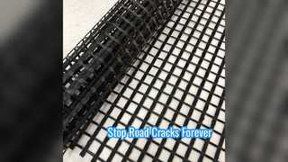 Fiberglass Geogrid for Durable Road Pavement Stabilization