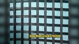 Fiberglass Geogrid for Durable Road Stabilization