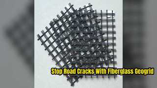 Fiberglass Geogrid for Stronger Asphalt Road Reinforcement