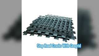 Fiberglass Geogrid 100kn Road Reinforcement Solution