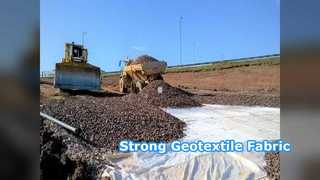 Woven Geotextile Fabric Strength & Durability