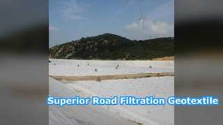 200gsm Needle Punched Geotextile for Road Filtration