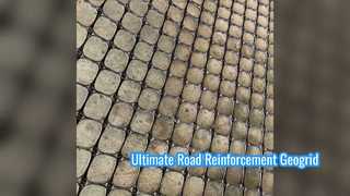 High Strength Uniaxial Geogrid for Road Reinforcement