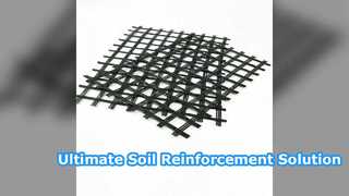 High Strength Uniaxial Geogrid for Soil Stabilization