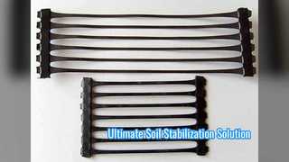 High Strength Uniaxial Geogrid for Soil Stabilization