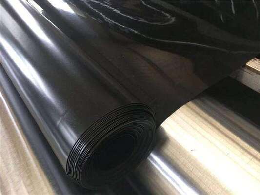 Tensile Strength ≥15MPa HDPE Geomembrane Liner Width 1 to 12 Meters Oxygen Index ≥30 Percent Durable Waterproof Membrane