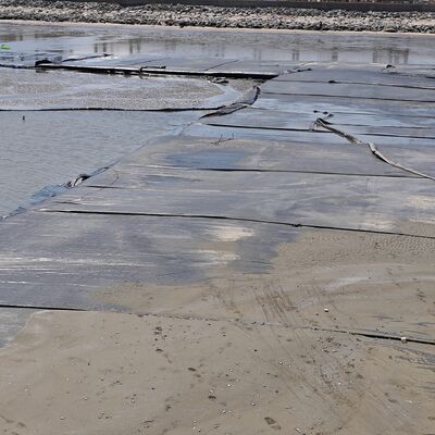 High Permeability Geotextile Dewatering Tubes For Municipal Sludge Treatment Projects