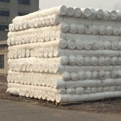 Good Filtration Eco-Friendly 150g 200g 300g PET Long Fiber Needle Punched Non Woven Geotextile For Coastal Slope Protection