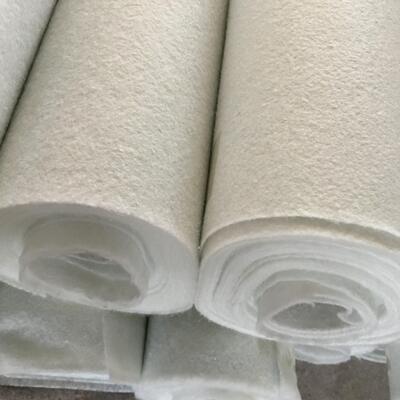 Permeable Short Fiber Nonwoven Geotextile Fabric for Roof Garden and Landscape Drainage