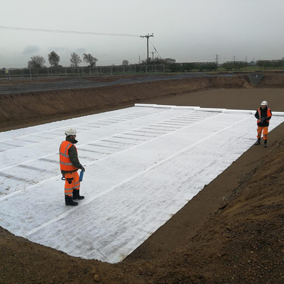 Needle Punched Pp Or Pet Non Woven Geotextile For Environment Protection