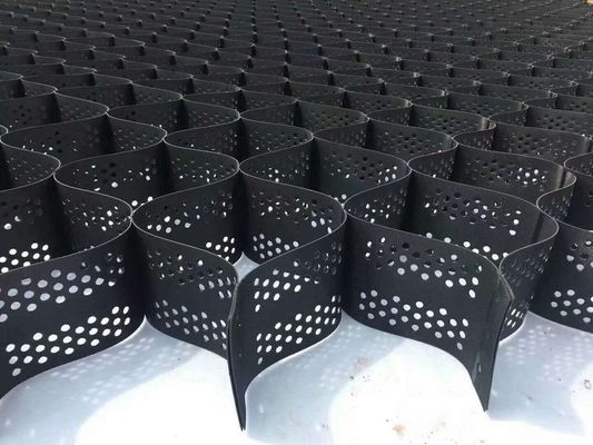 Geocell Carbon Black 1.5 Percent HDPE Geocell ASTM Standard Anti Erosion Solution for Soil Stabilization and Slope Protection