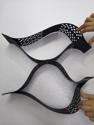 Black HDPE Geocell Geotech Lattice For Gravel Driveway Paver Slope Protection