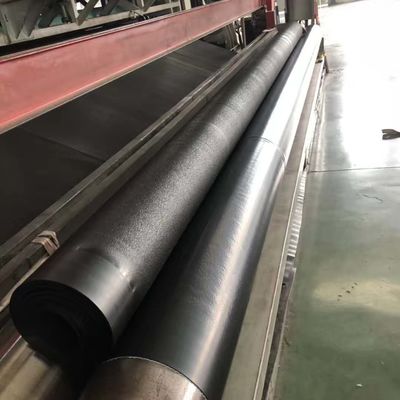 Smooth waterproof membrane tensile strength greater than or equal to 15MPa designed for moisture barrier in roofing and foundation projects