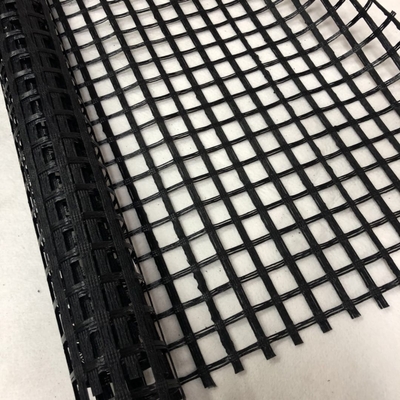 Cement Pavement Ground Stabilisation Mesh Fiberglass Geogrid Alkali Resistant