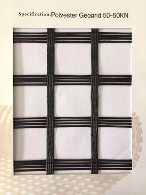 Black Ground Stabilisation Mesh Fiberglass Geogrid for Cement Pavement