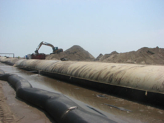 Tensile Strength 130130kn Geotextile Dewatering Tubes Black SAND Length 505m Durable and Solution for Industrial Dewatering Applications