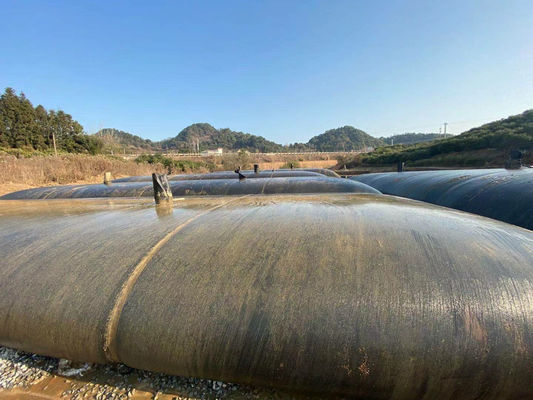 Black SAND Geotextile Dewatering Tubes Sand filled Cofferdam Reclamation Land Reclamation Offering High Temperature Resistance and Performance