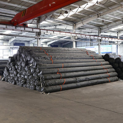 Width 1 to 12 meters Geomembrane providing Elongation at Break at least 700 percent suitable for reservoir liners and erosion control systems