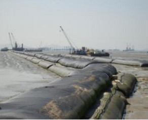 Open Size 0.2-0.8mm FILTER Geotextile Dewatering Bags Tubes Filtration In Industrial Environments