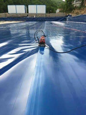 Blue HDPE Geomembrane for Mining Heap Leach Pads and Tailings Dams