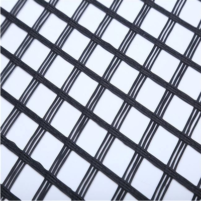 100g/m2-800g/m2 Warp Knitted Fiberglass Geogrids Best Solution For Soil Retaining Structures