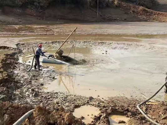 GEOTEXTILE TUBE DEWATERING USED TO HELP TURN PALM OIL MILL EFFLUENT SLUDGE INTO FERTILIZER
