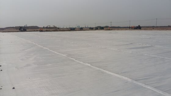 White Woven Geotextile Fabric Length 50m 100m Featuring CBR Puncture Strength ≥12KN Ideal for Soil Stabilization and Erosion Control Projects