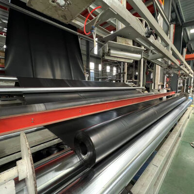 0.5mm HDPE Geomembrane Liner Smooth High Tensile Impermeable For Dam And Reservoir