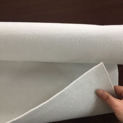 200g 250g Needle Punched Polyester Non Woven Geotextile for Retaining Wall Drainage