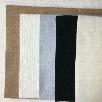 200g 250g Needle Punched Polyester Non Woven Geotextile for Retaining Wall Drainage
