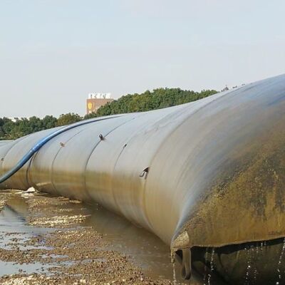 High Temperature Resistant Woven Geotextile Dewatering Tube For Palm Oil Sludge Dewatering