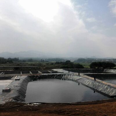 Fish-Safe HDPE Geomembrane Liner For Pond Agricultural Irrigation Reservoirs