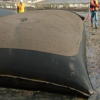 High Temperature Resistant Woven Geotextile Dewatering Tube For Palm Oil Sludge Dewatering