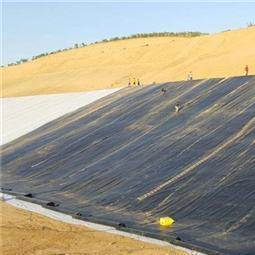 Waterproof Barrier HDPE Geomembrane Liner For Industrial Chemical And Wastewater Lagoons