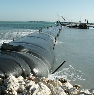 Large Volume Sludge geotextile Dewatering Tube for Construction Site Drainage