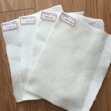 Thick Staple Fiber Non Woven Geotextile Cushion For Landfill Liner Protection