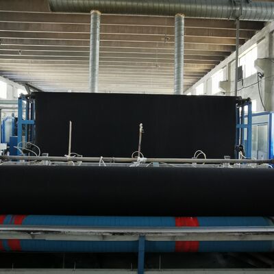 Black Non Woven Geotextile Weed Barrier Fabric For Orchard And Garden Pathways