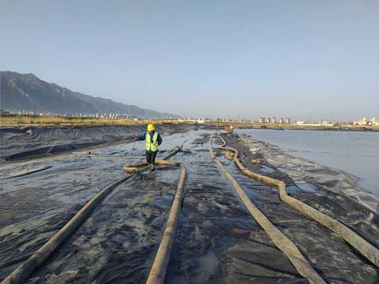 High Flow Nonwoven Geotextile Tube Container for Reservoir Sediment Removal