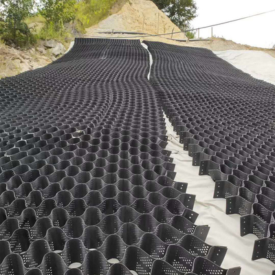 250mm Slope Protection Geocell Erosion Control For Road Construction