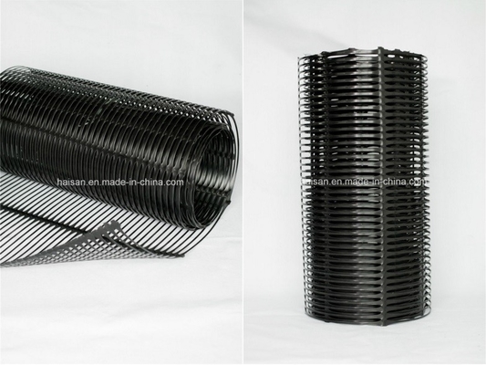 Uniaxial HDPE Plastic Geogrid Mesh Steep Slop Reinforcement
