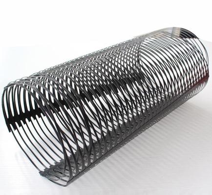 Uniaxial HDPE Plastic Geogrid Mesh Steep Slop Reinforcement