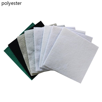 Courtyard White Non Woven Geo Fabric Short Fiber Anti Acid