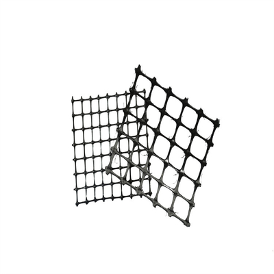 High Stability Plastic Geogrid Mesh Lightweight Geogrid Reinforcement For Roads