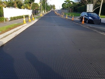 Slope Protecting Plastic Geogrid Mesh Soft Ground Strengthen Railway